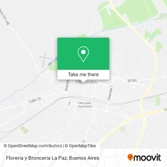 Floreria y Bronceria La Paz map