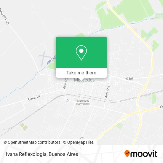 Ivana Reflexologia map