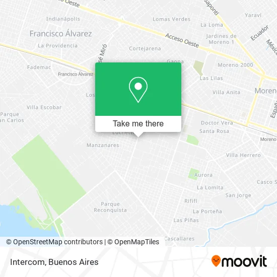 Mapa de Intercom