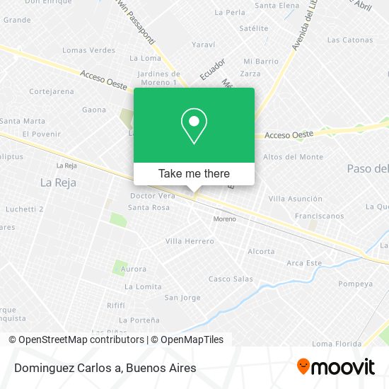 Mapa de Dominguez Carlos a