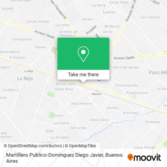 Mapa de Martillero Publico-Dominguez Diego Javier