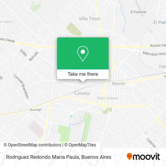 Rodriguez Redondo Maria Paula map