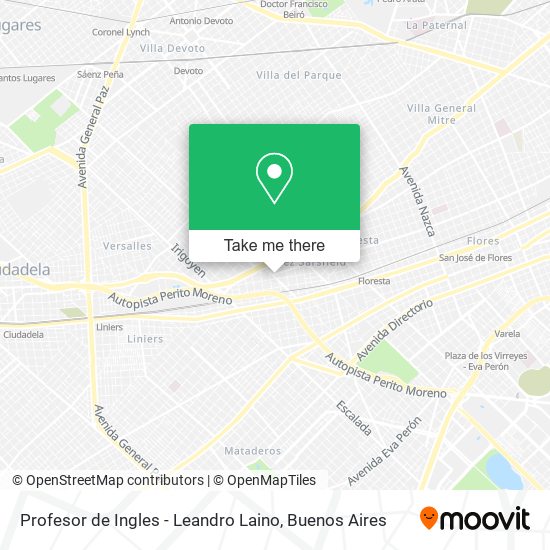 Profesor de Ingles - Leandro Laino map