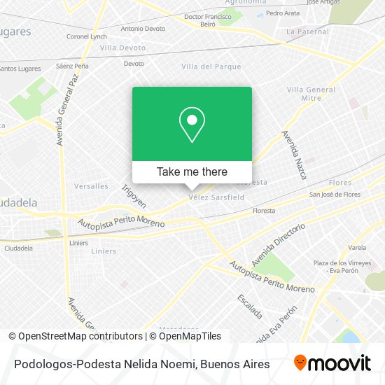 Podologos-Podesta Nelida Noemi map