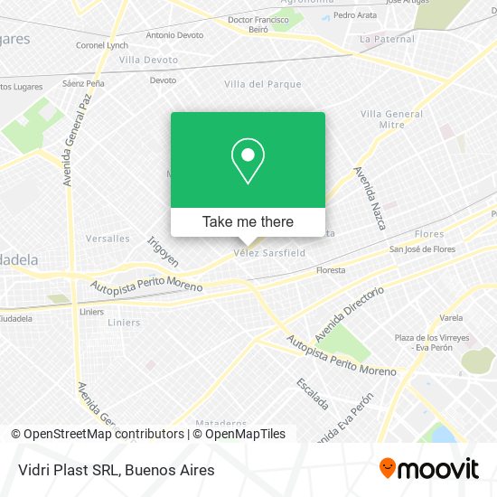 Mapa de Vidri Plast SRL