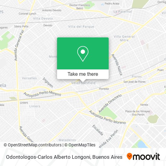 Odontologos-Carlos Alberto Longoni map