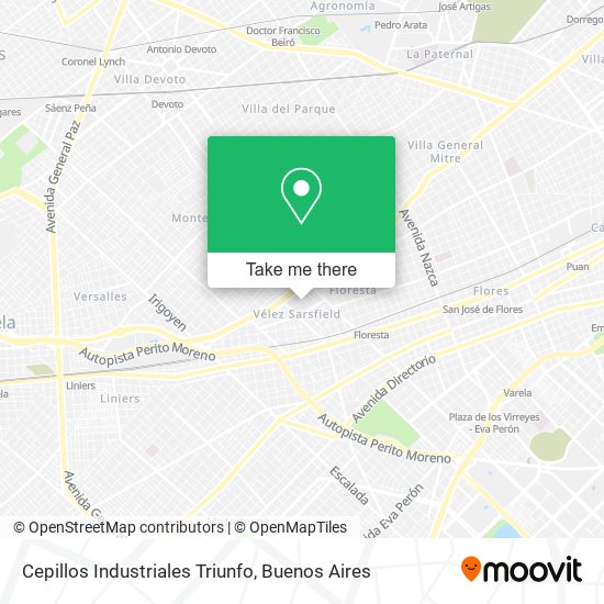 Cepillos Industriales Triunfo map