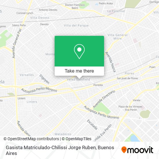 Gasista Matriculado-Chilissi Jorge Ruben map