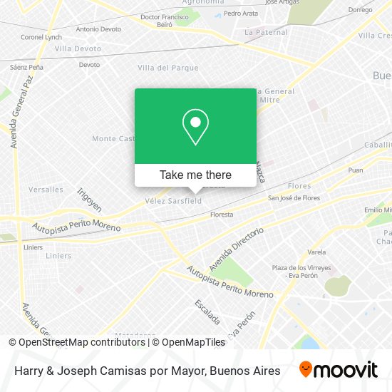 Mapa de Harry & Joseph Camisas por Mayor