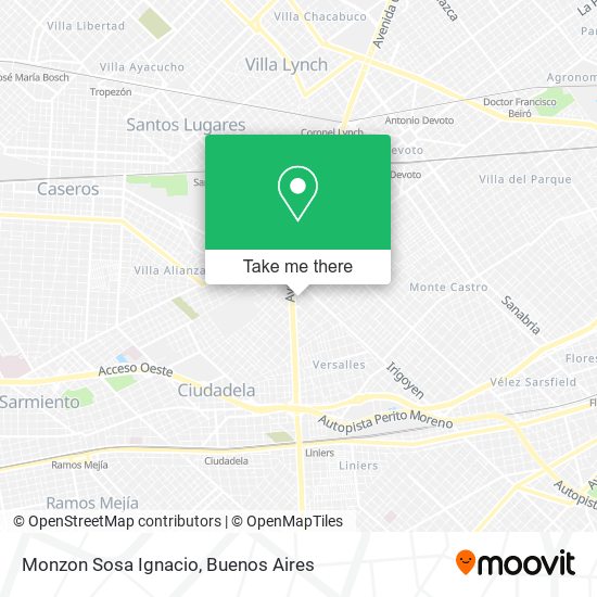 Monzon Sosa Ignacio map