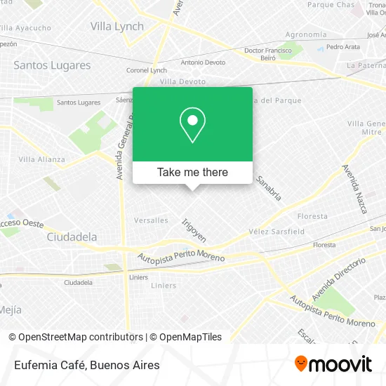 Mapa de Eufemia Café