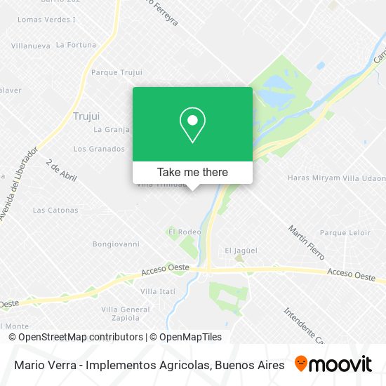 Mapa de Mario Verra - Implementos Agricolas