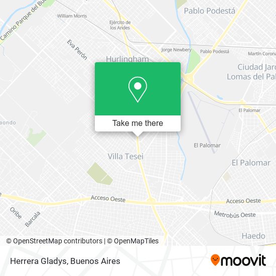 Mapa de Herrera Gladys