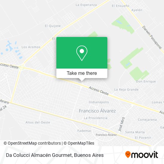 Da Colucci Almacén Gourmet map