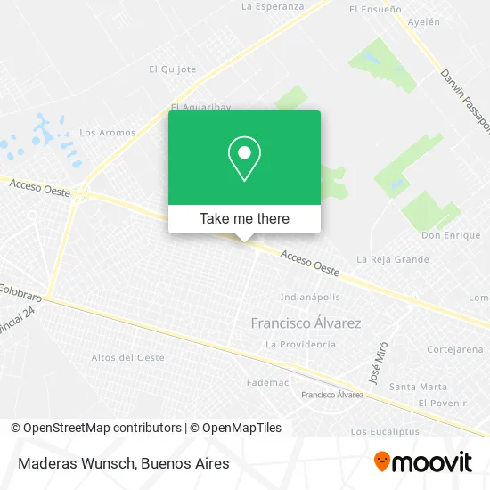 Maderas Wunsch map