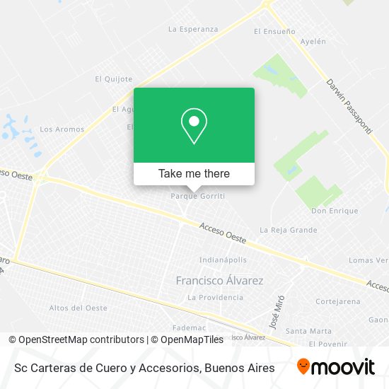 Sc Carteras de Cuero y Accesorios map