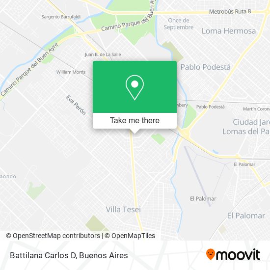 Battilana Carlos D map