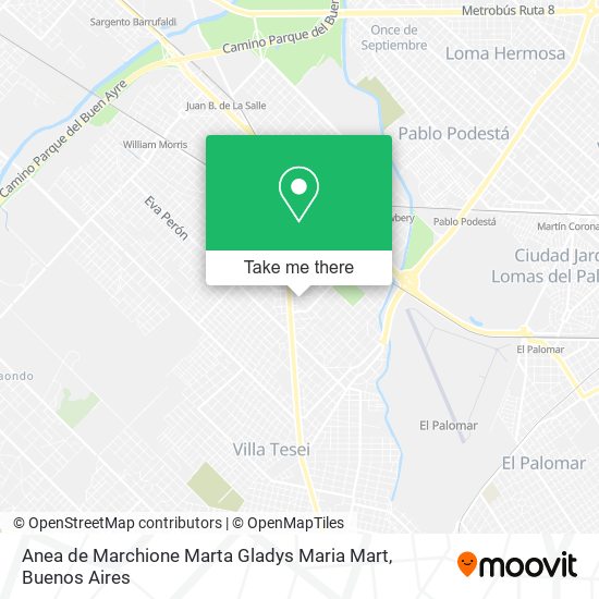 Anea de Marchione Marta Gladys Maria Mart map