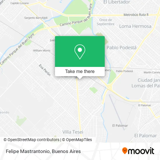 Mapa de Felipe Mastrantonio