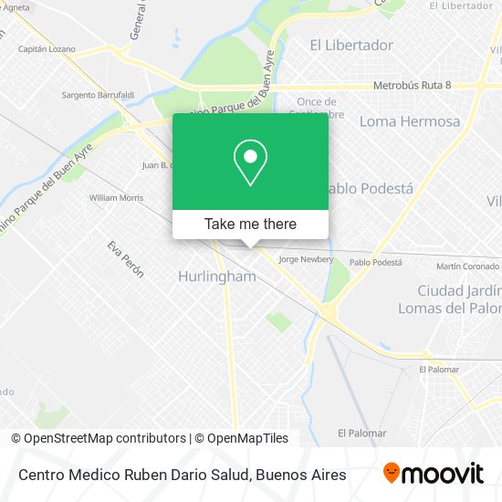 Mapa de Centro Medico Ruben Dario Salud