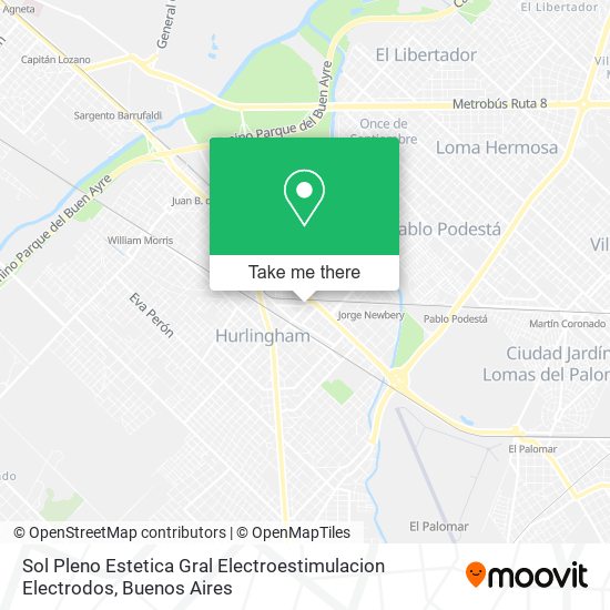 Mapa de Sol Pleno Estetica Gral Electroestimulacion Electrodos