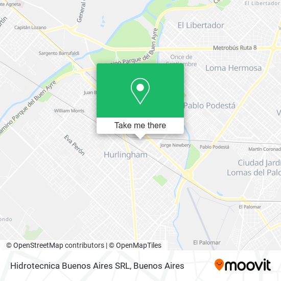 Mapa de Hidrotecnica Buenos Aires SRL