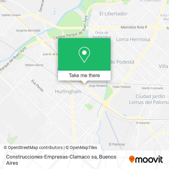 Construcciones-Empresas-Clamaco sa map