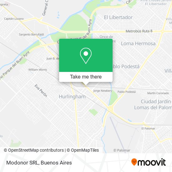 Modonor SRL map