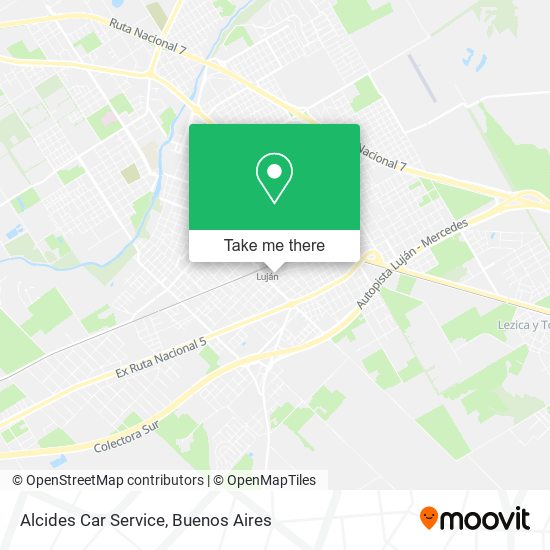 Alcides Car Service map