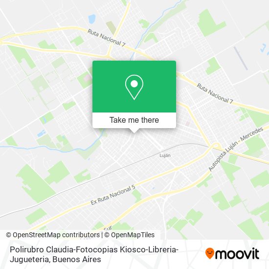 Polirubro Claudia-Fotocopias Kiosco-Libreria-Jugueteria map