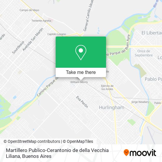 Mapa de Martillero Publico-Cerantonio de della Vecchia Liliana