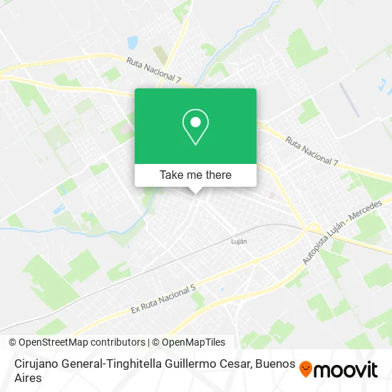 Cirujano General-Tinghitella Guillermo Cesar map