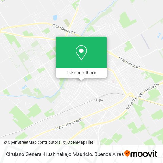 Cirujano General-Kushinakajo Mauricio map