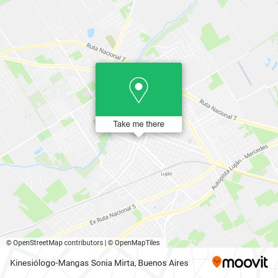 Kinesiólogo-Mangas Sonia Mirta map