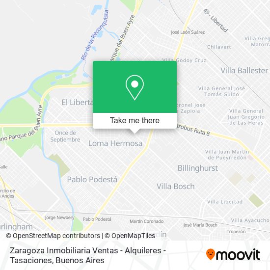 Zaragoza Inmobiliaria Ventas - Alquileres - Tasaciones map