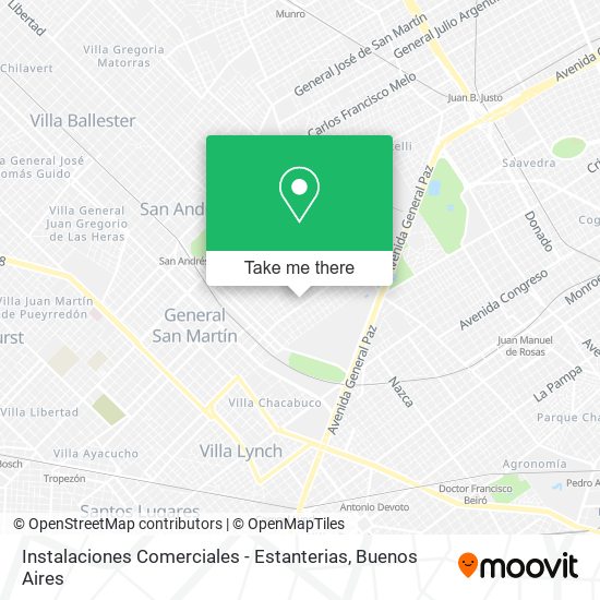 Instalaciones Comerciales - Estanterias map