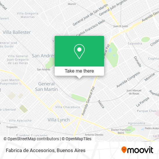 Fabrica de Accesorios map