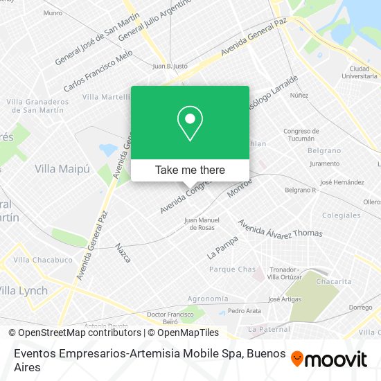 Eventos Empresarios-Artemisia Mobile Spa map