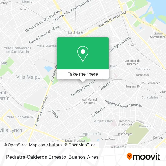 Pediatra-Calderón Ernesto map