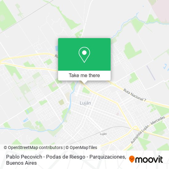 Pablo Pecovich - Podas de Riesgo - Parquizaciones map