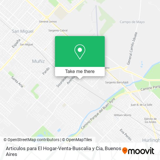 Articulos para El Hogar-Venta-Buscalia y Cia map