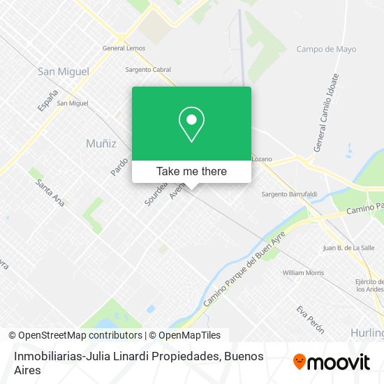 Inmobiliarias-Julia Linardi Propiedades map