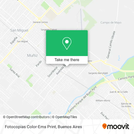 Fotocopias Color-Ems Print map