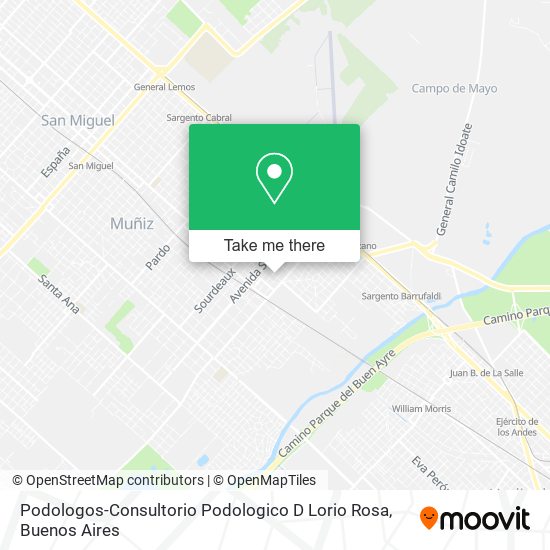 Podologos-Consultorio Podologico D Lorio Rosa map