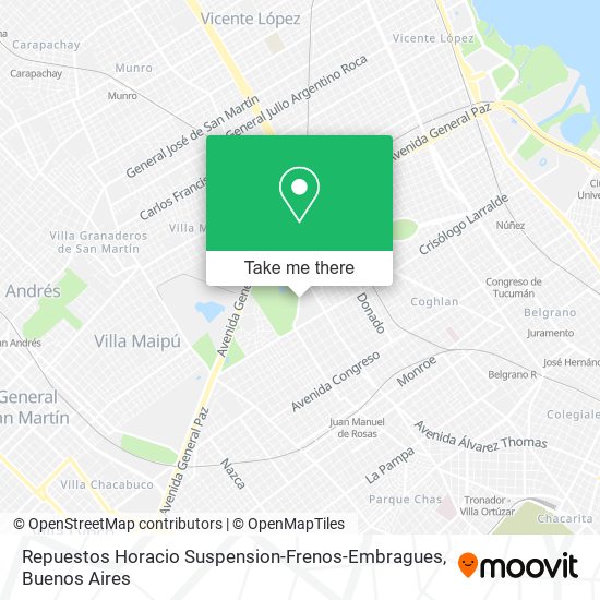 Repuestos Horacio Suspension-Frenos-Embragues map