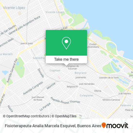 Fisioterapeuta-Analia Marcela Esquivel map