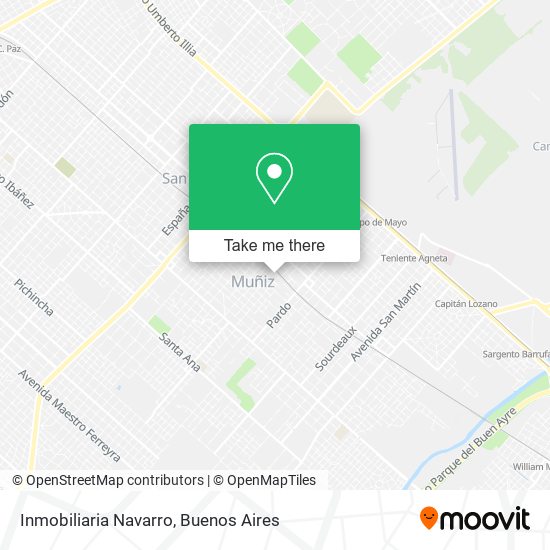 Inmobiliaria Navarro map