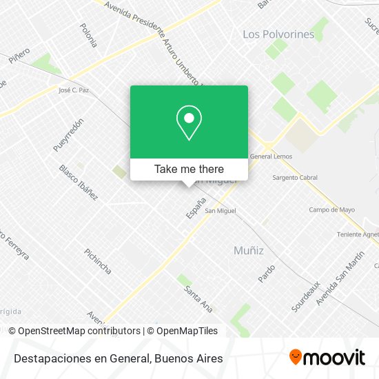 Destapaciones en General map