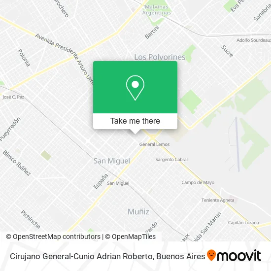 Mapa de Cirujano General-Cunio Adrian Roberto
