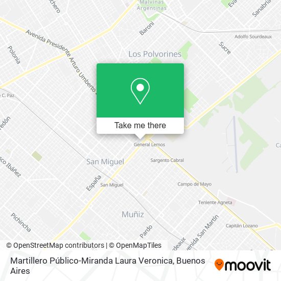 Martillero Público-Miranda Laura Veronica map